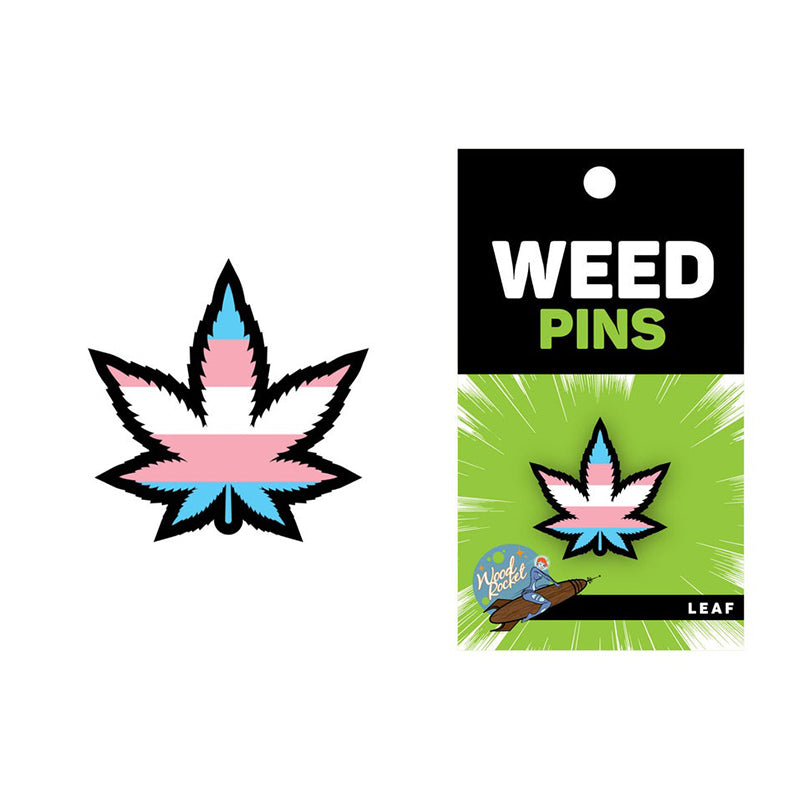 Weed Pin Trans Flag Leaf