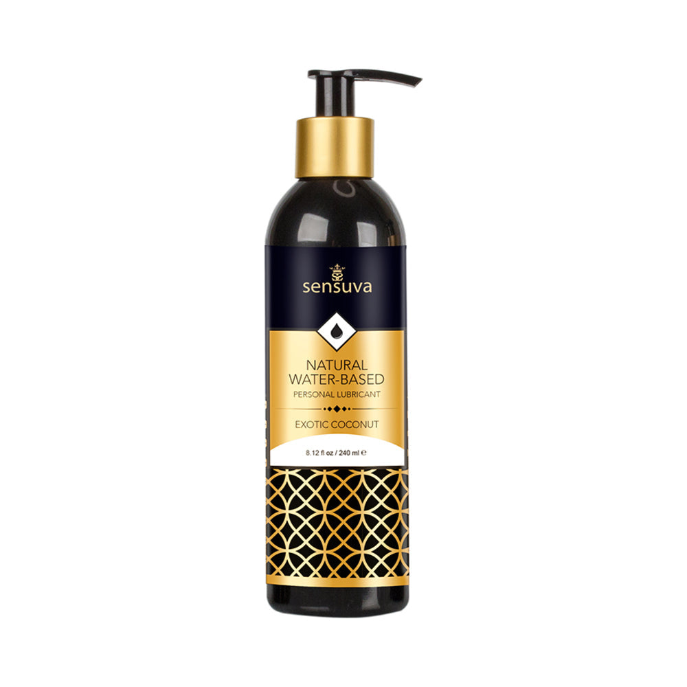 Sensuva Natural Water-Based Personal Lubricant Exotic Coconut 8 oz.