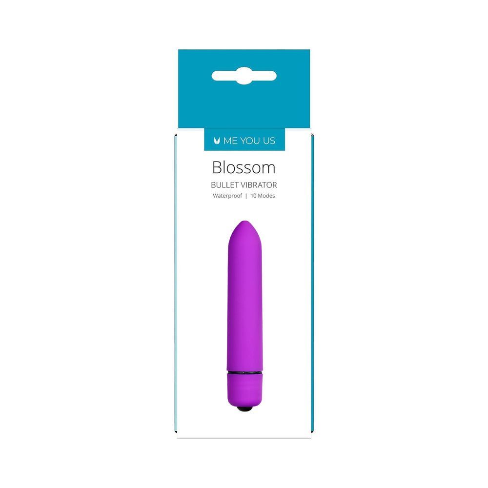 Me You Us Blossom 10 Mode Bullet Vibrator Purple