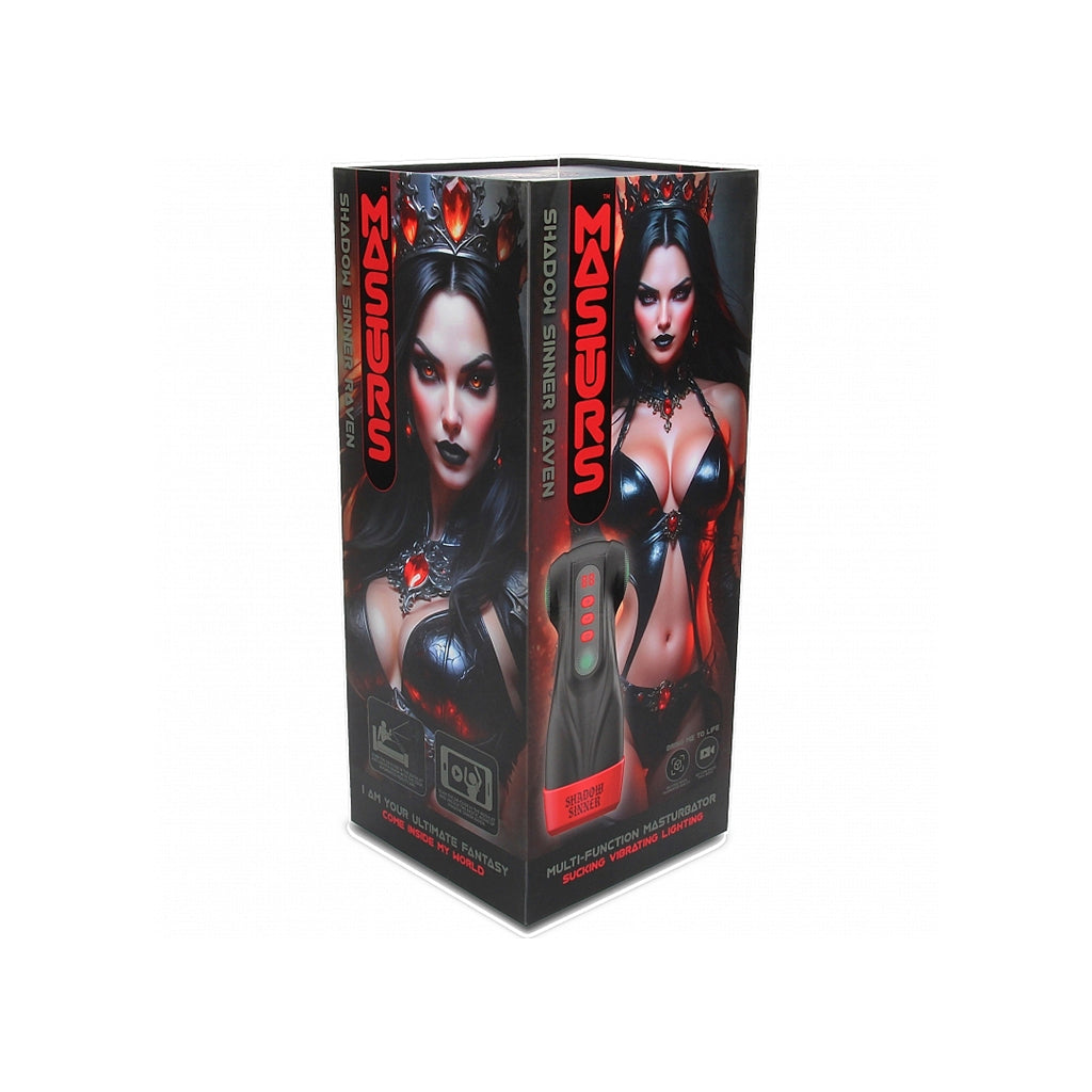 Masturs Raven Shadow Sinner Multi Function Masturbator