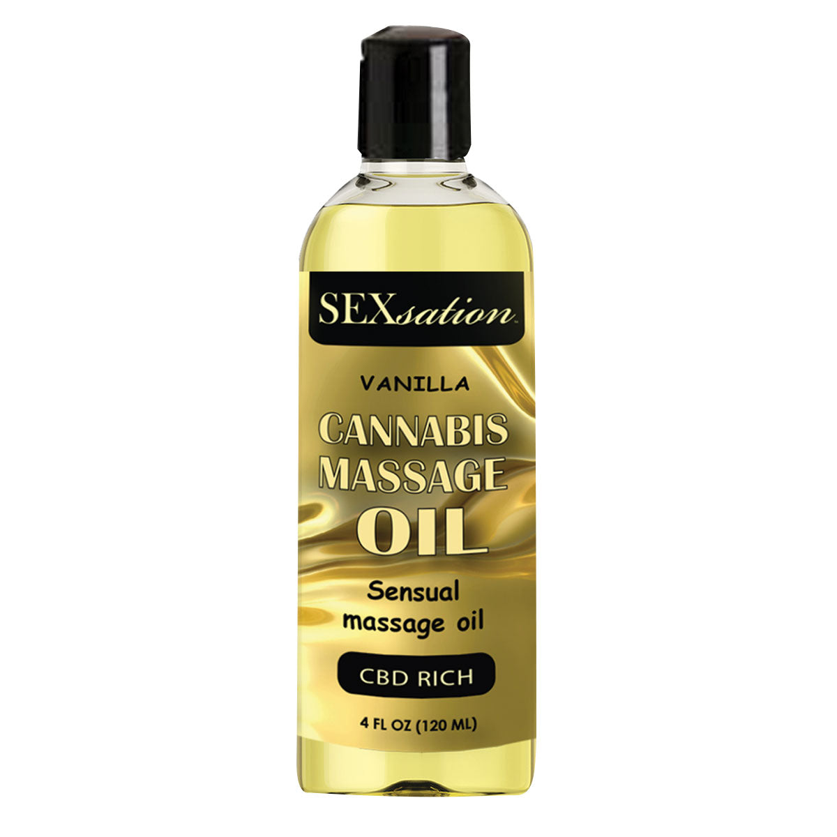 SEXsation Cannabis Sensual Massage Oil Vanilla