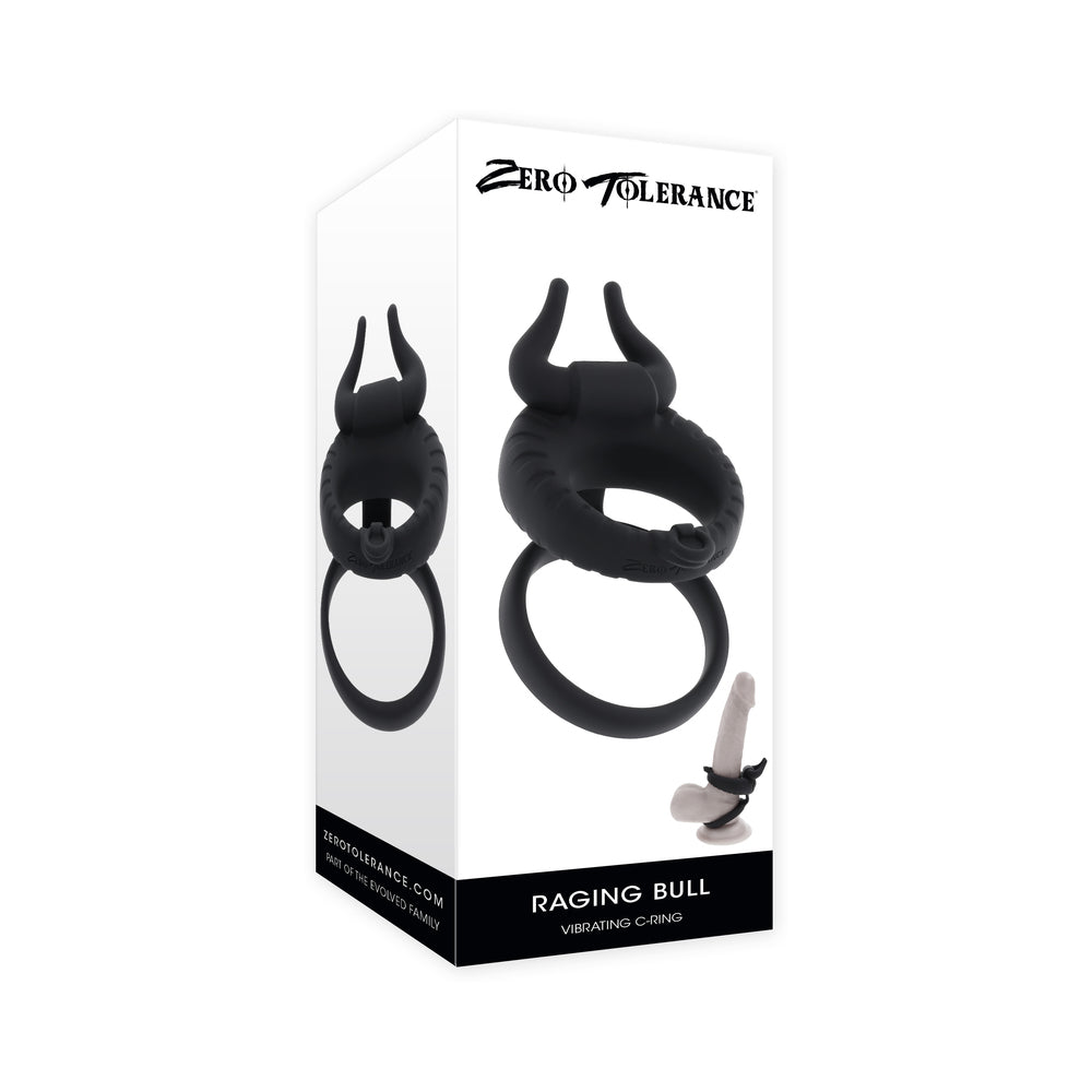 Zero Tolerance Raging Bull Silicone Rechargeable Black