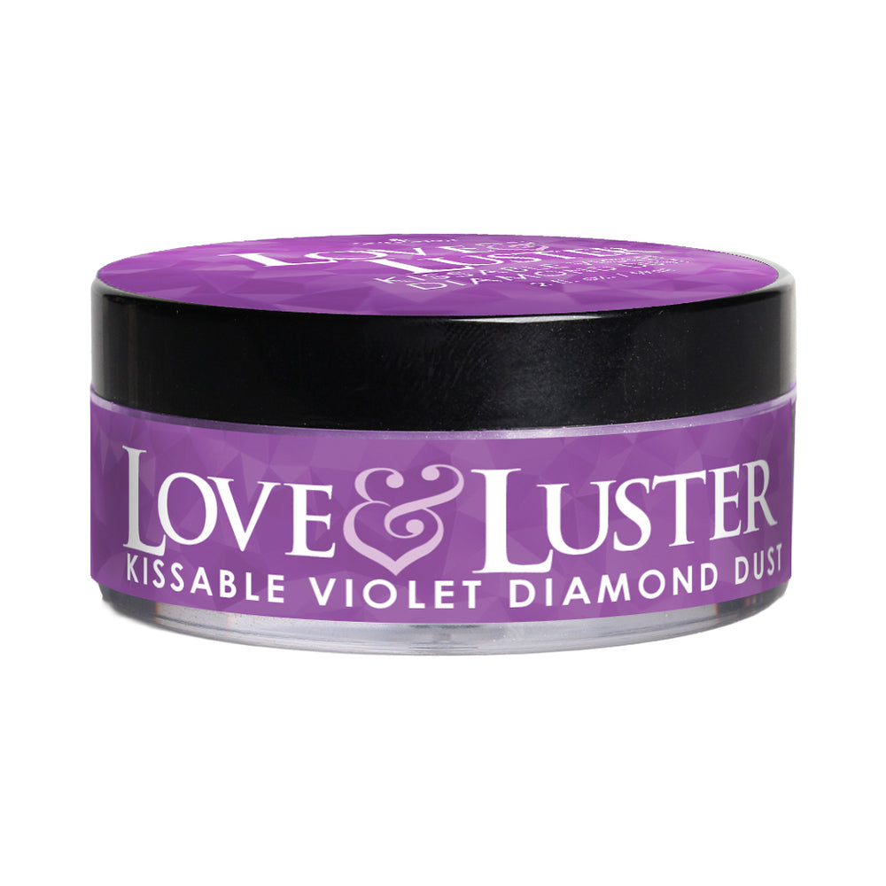 Sensuva Love & Luster Kissable Diamond Dust 2 oz. Jar Violet