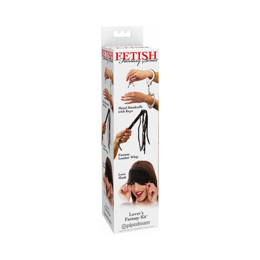Pipedream Fetish Fantasy Series 3-Piece Lover''s Fantasy Series Kit Black