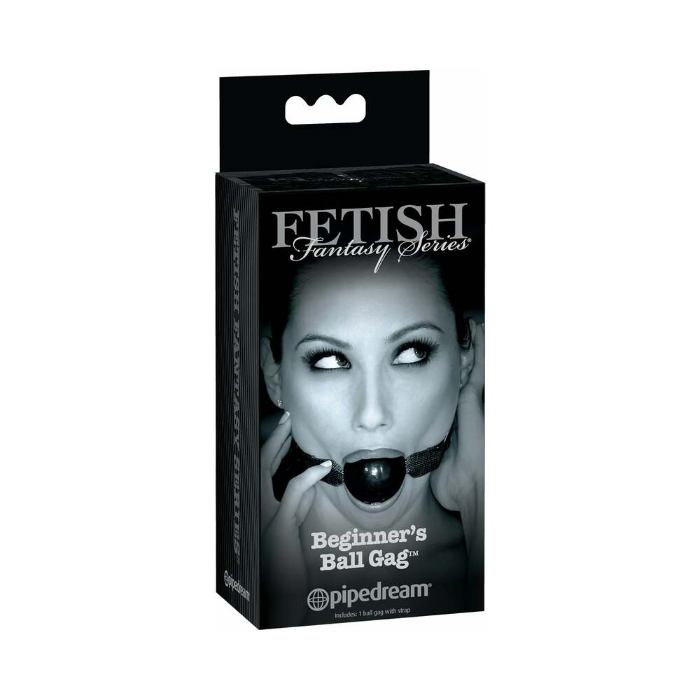 Pipedream Fetish Fantasy Series Limited Edition Beginner''s Ball Gag Black