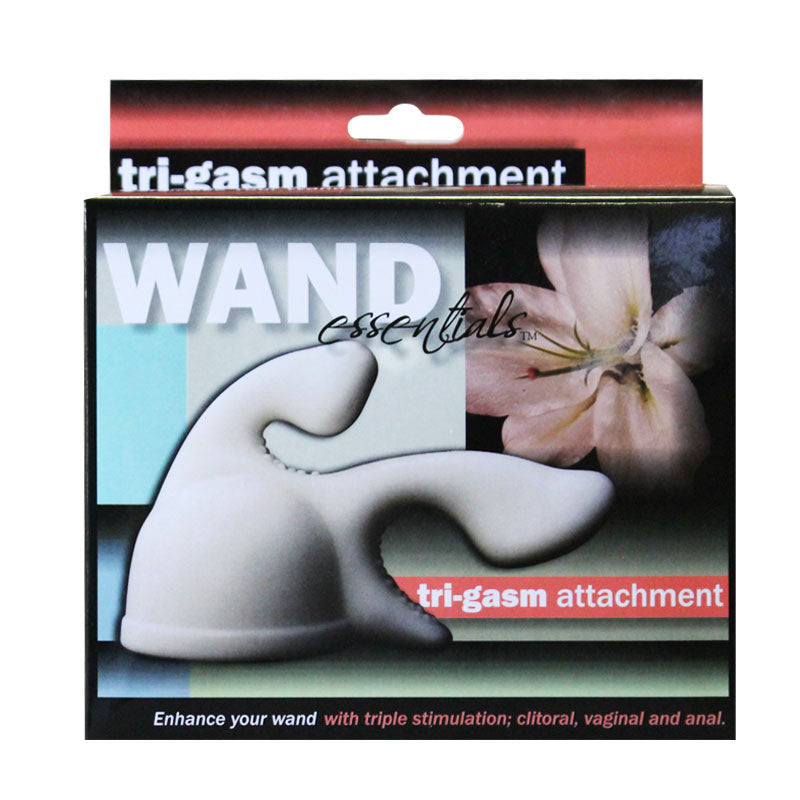Wand Essentials Tri-Gasm Wand Attachment (White)