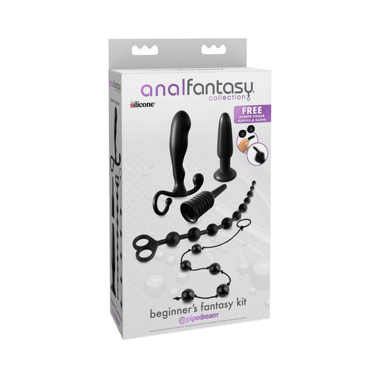 Pipedream Anal Fantasy Collection 5-Piece Beginner''s Fantasy Kit Black