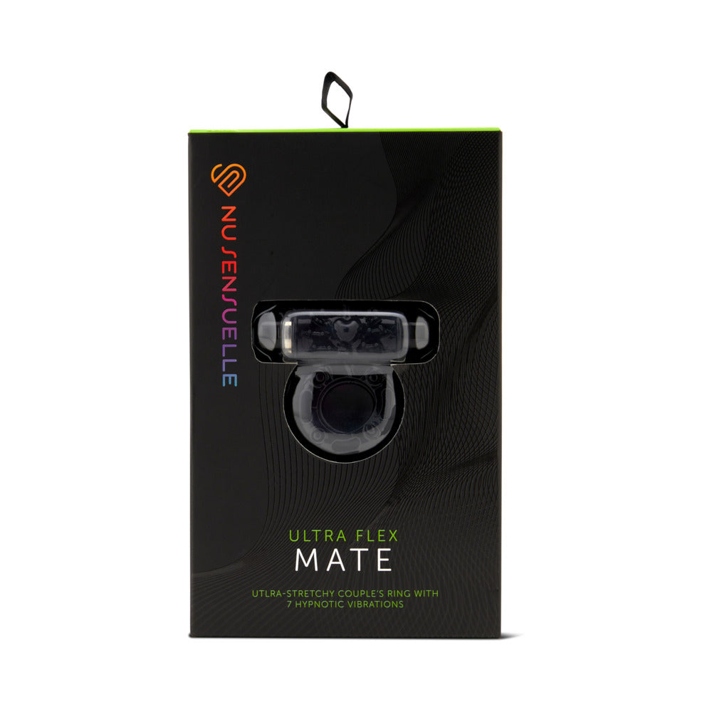 Nu Sensuelle Mate Ultra Flex Couple''s Ring Black