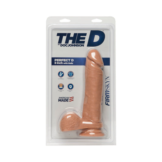 The D Perfect 8in FIRMSKYN Vanilla