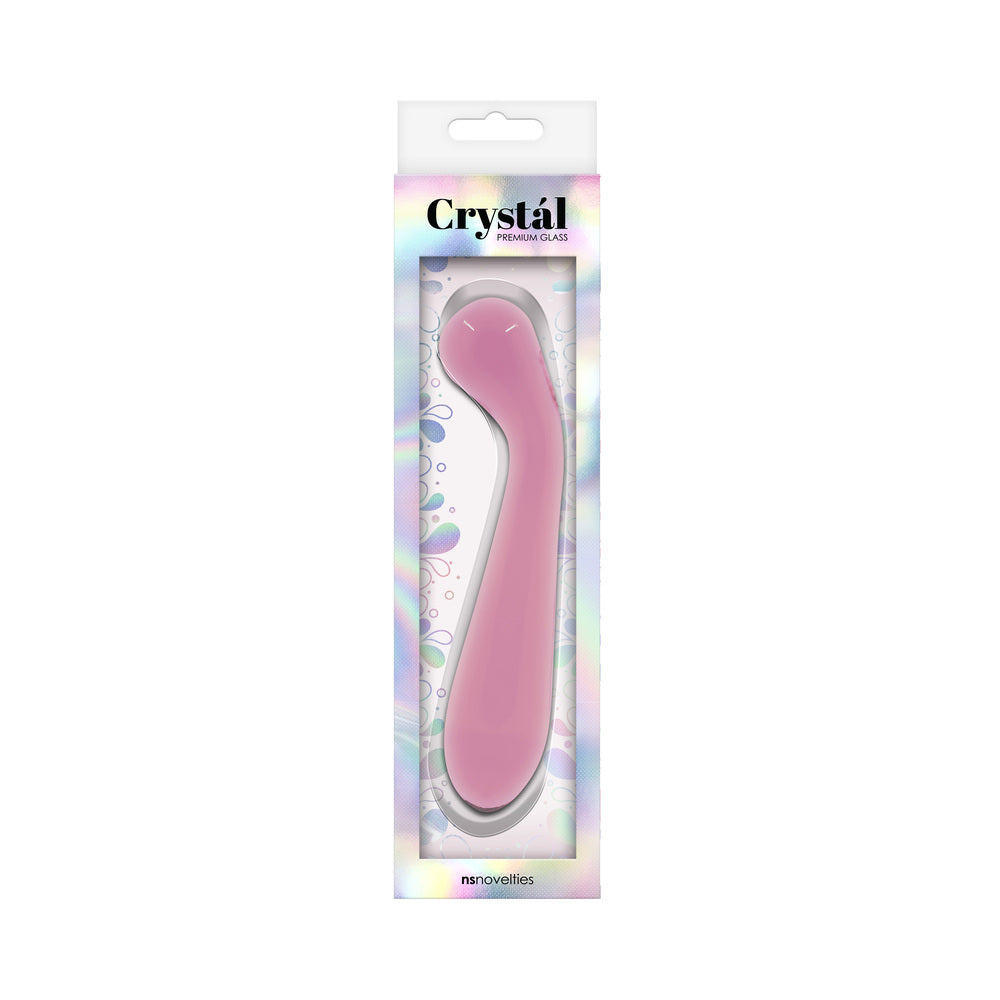 Crystal Glass G-Spot Wand Pink