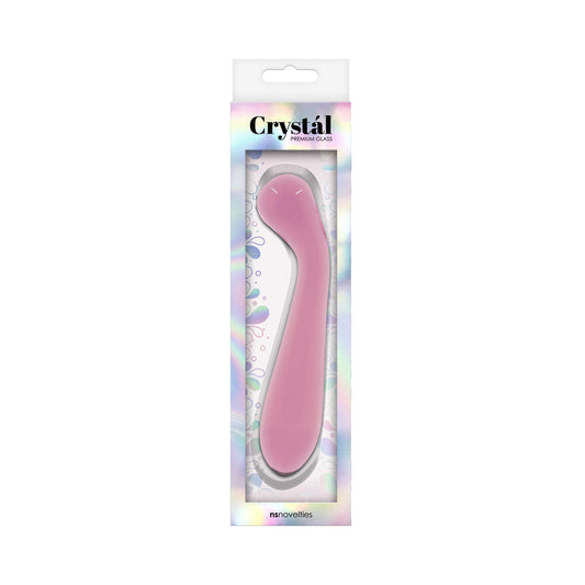 Crystal Glass G-Spot Wand Pink