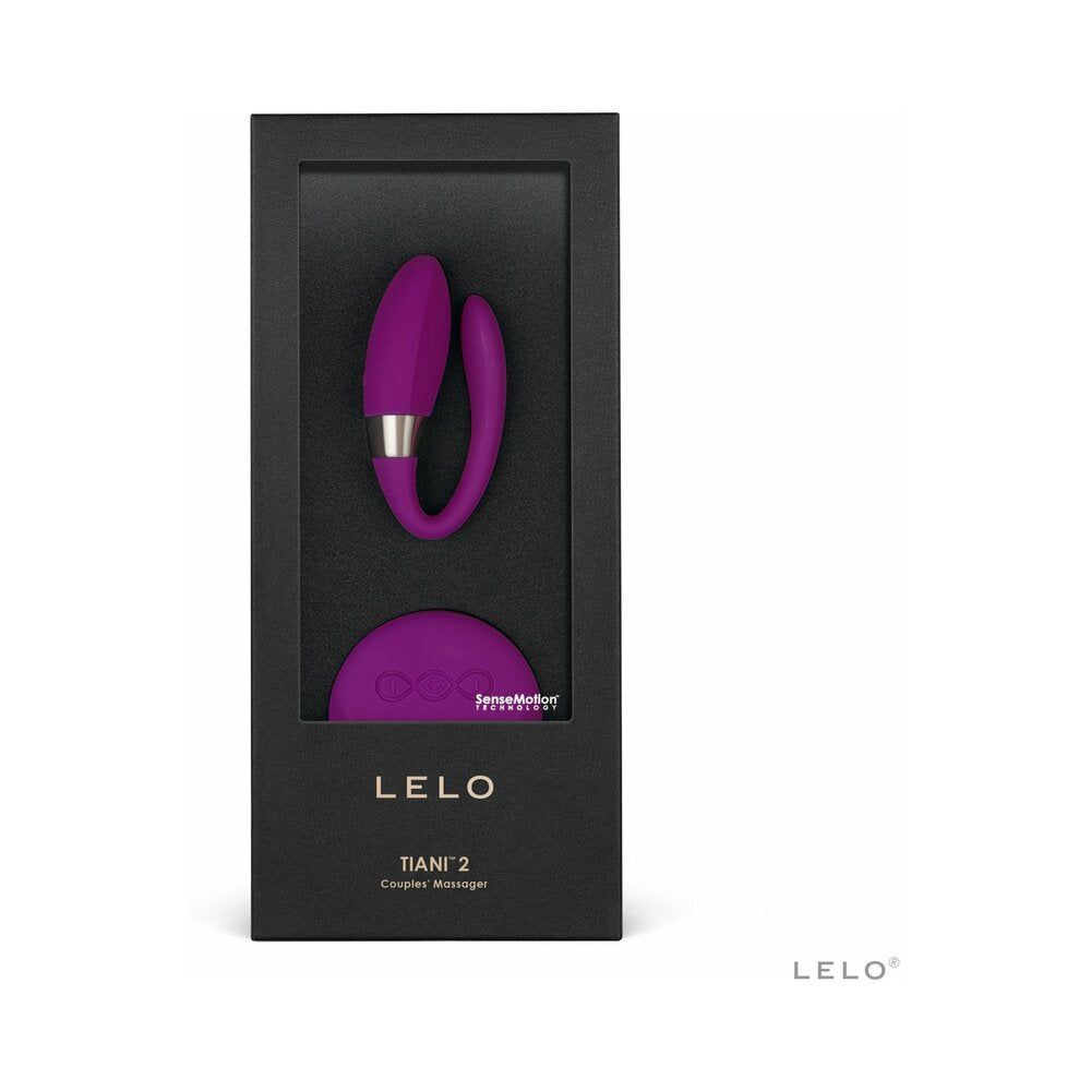 LELO TIANI 2 Rechargeable Dual Stimulation Couples Vibrator With Remote Deep Rose
