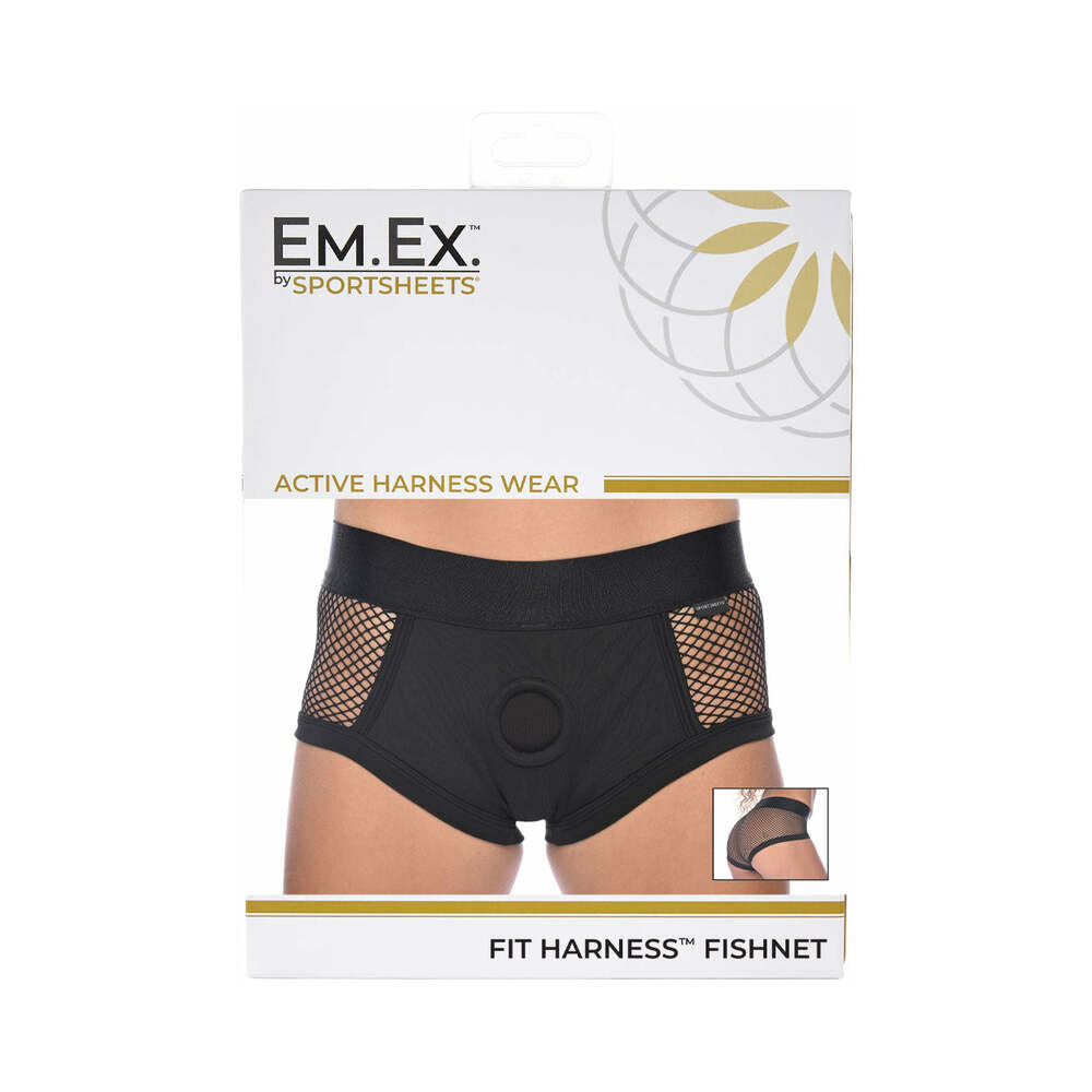 Sportsheets Em.Ex. Fit Harness Fishnet L