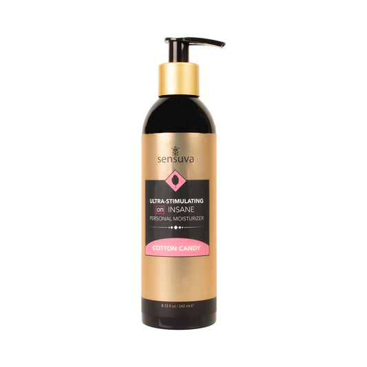 Sensuva Ultra-Stimulating ON Insane Personal Moisturizer Cotton Candy 8 oz.