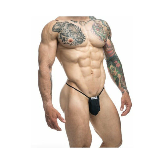 MaleBasics JUSTIN + SIMON Classic G-String Bulge Black S/M