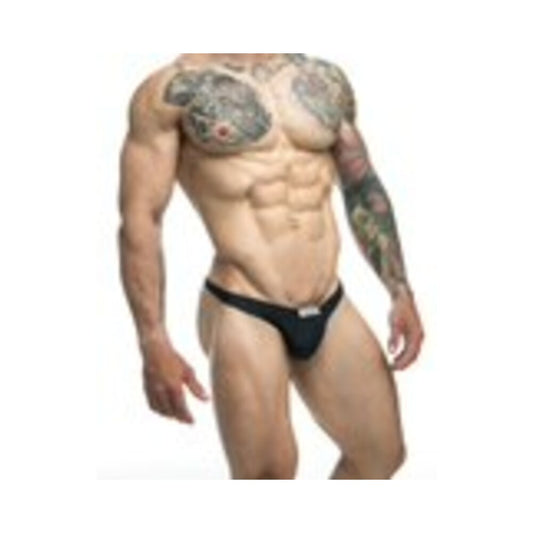 MaleBasics JUSTIN + SIMON Classic Tanga Black XL