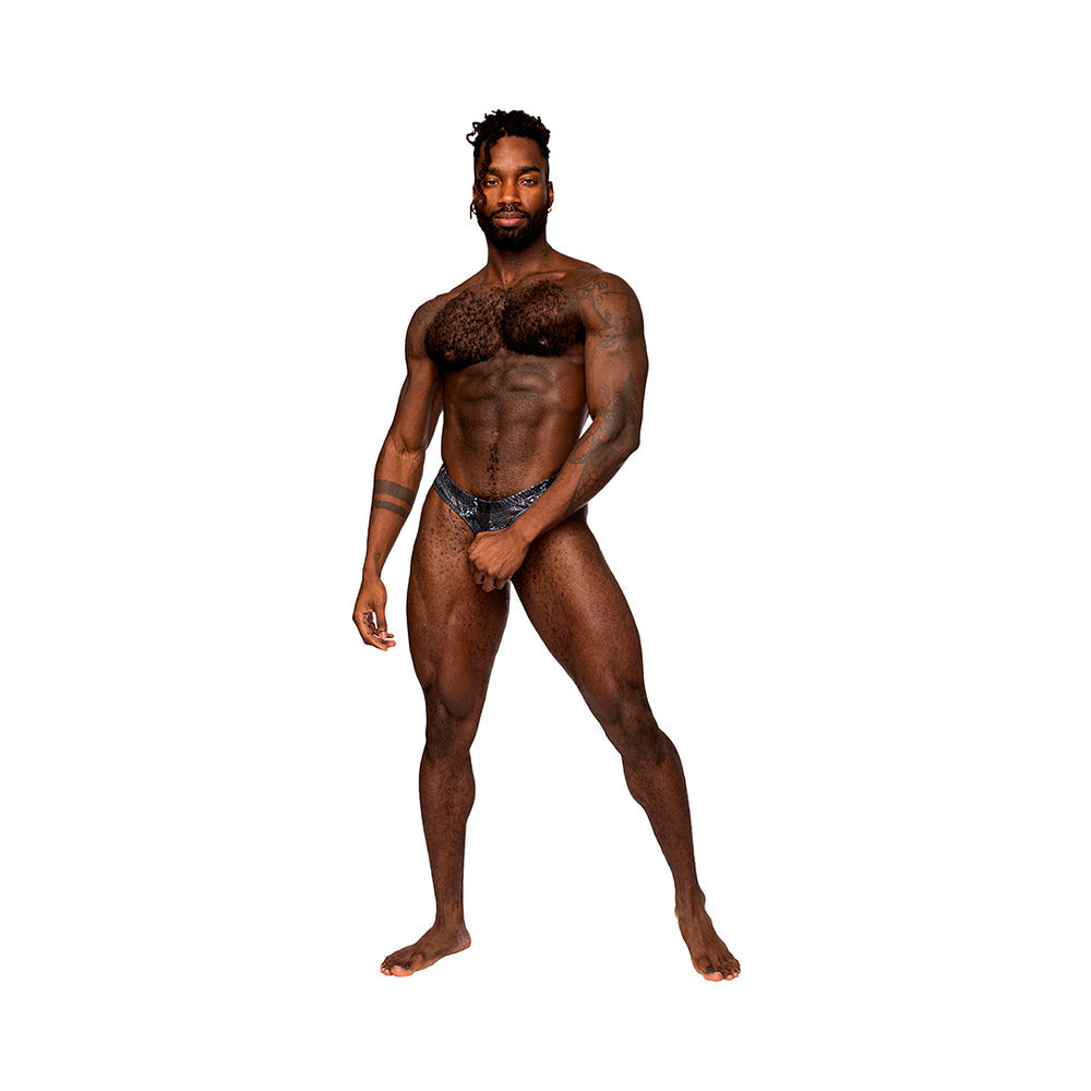 Male Power S''naked Power Sock Black/Blue S/M