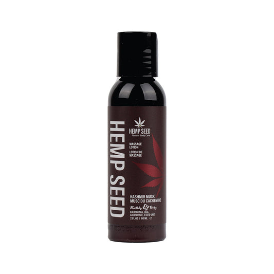 Earthly Body Hemp Seed Massage Lotion Kashmir Musk 2 oz.