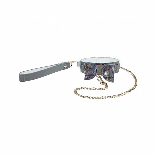 Ouch! Paris Collection Collar with Leash Black