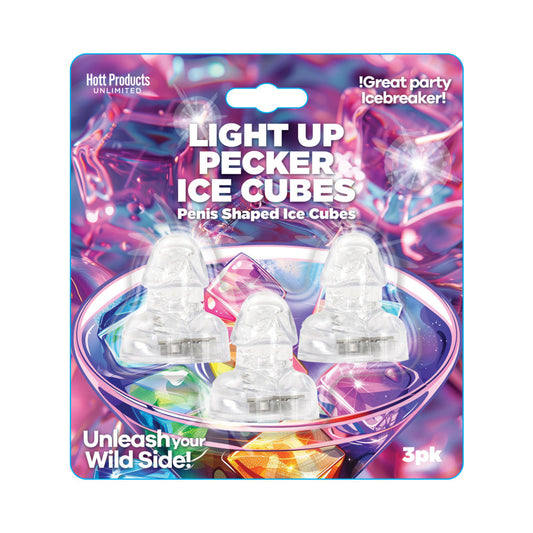 Light Up Penis Ice Cubes 3-Pack