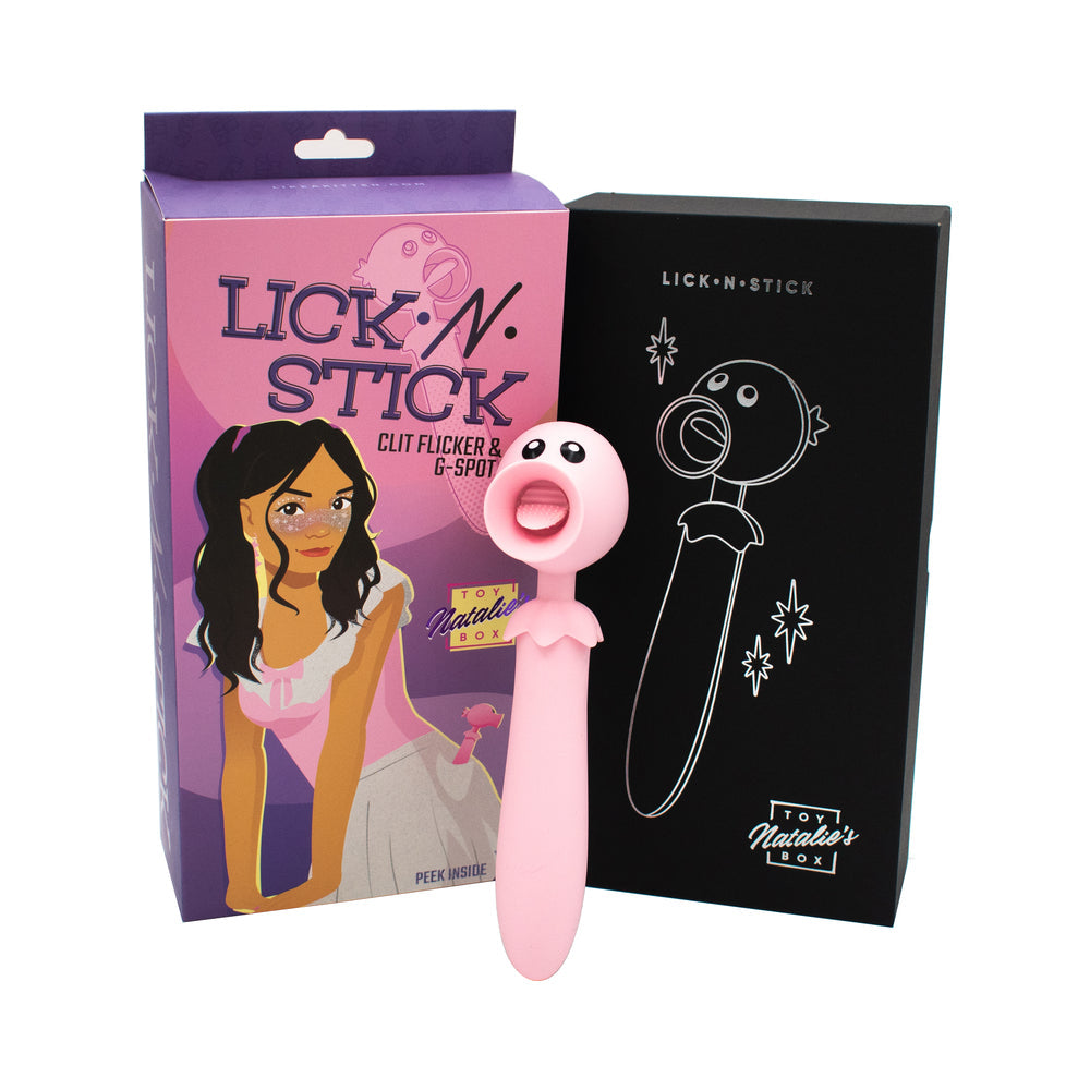 Lick n'' Stick Clit Flicker & G-Spot Vibrator