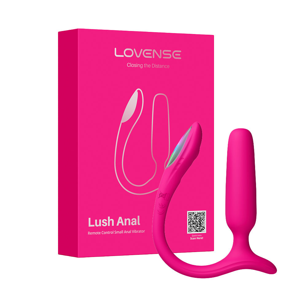 Lovense Lush Anal App-Controlled Compact Powerful Butt Plug
