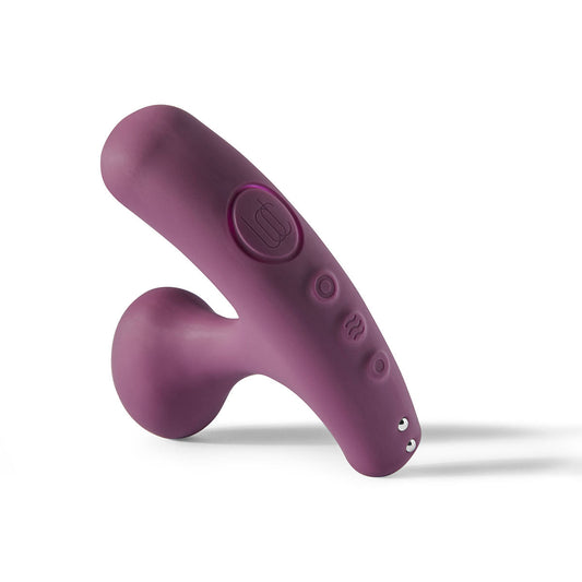 Lora DiCarlo Tilt Dual Vibration Warming Plug Plum