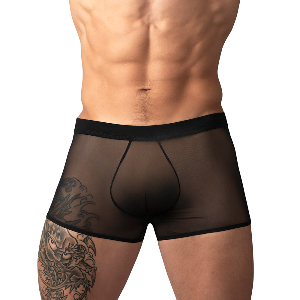 Male Power Mesh 2.0 Mini Short Black L