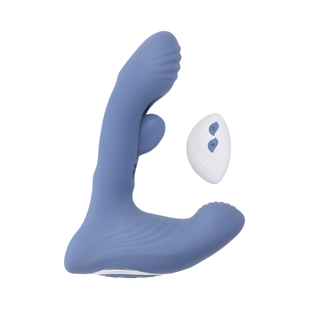 Gender X Flapjack Flapper Dual Stimulator Blue