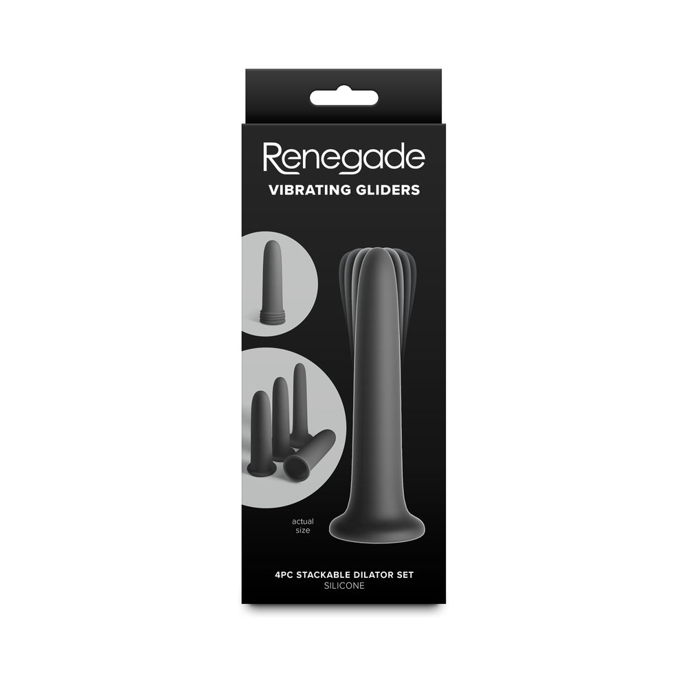 Renegade Vibrating Gliders Dilators Black