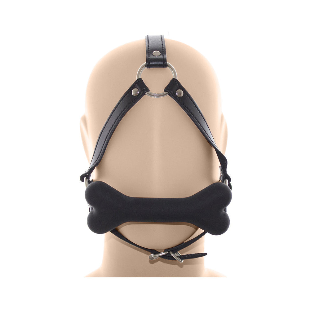 Ple''sur Face Harness Dog Bone Gag