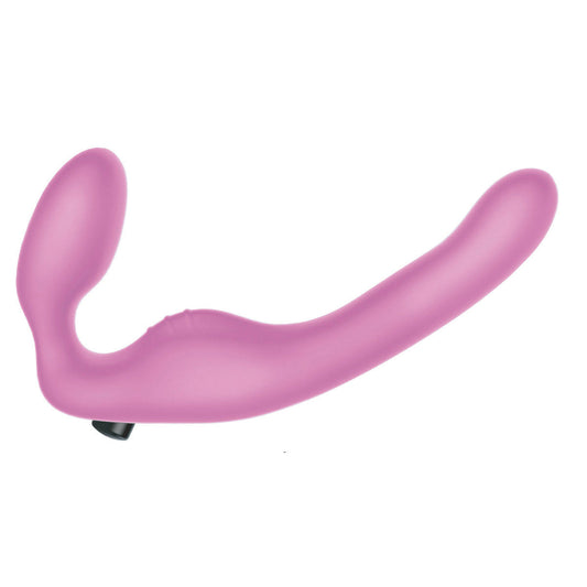Wet For Her UNION Medium Vibrating Strapless Strap-On Pink