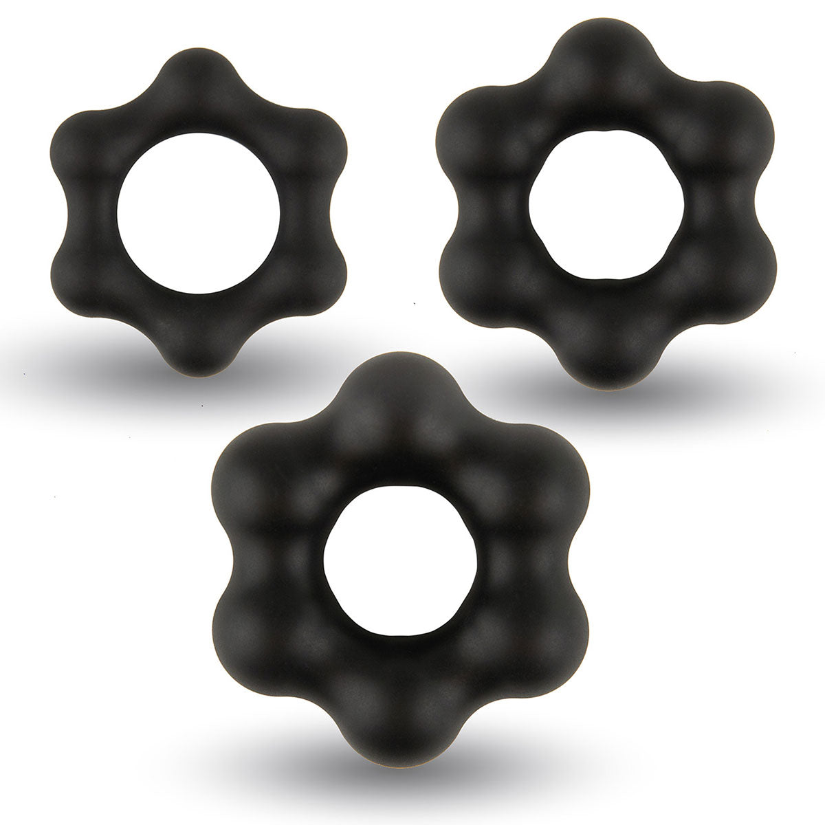 Velv''Or Rooster Milo 3-Piece Cock Ring Set