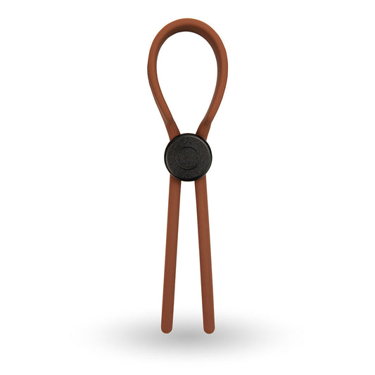Velv''Or Rooster Ragnar Lasso Cock Ring Brown